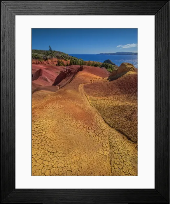 Framed Print : Ochre colours Phillip island