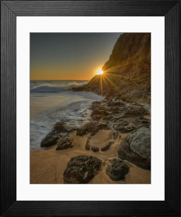 Framed Print : Sunstar at dusk at Anson Bay Framed Print : Sunstar at dusk at Anson Bay