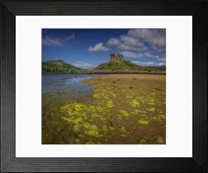 Framed Print : Tioram Castle view