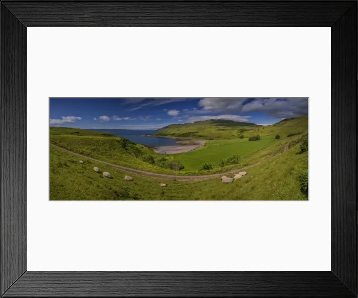 Framed Print : Panorama of Loch Sunart Framed Print : Panorama of Loch Sunart