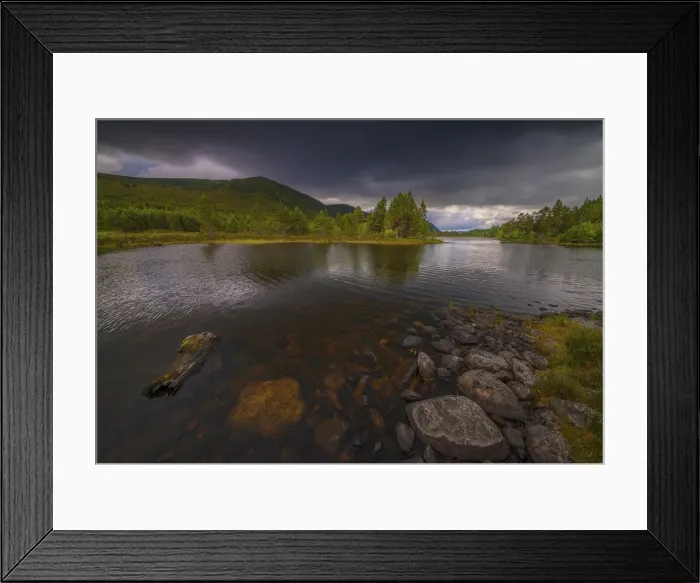 Framed Print : Loch Gamhna