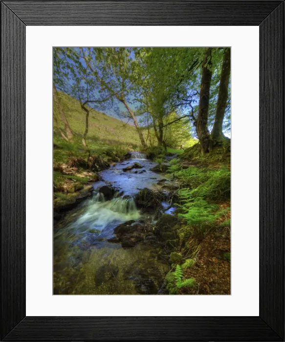 Framed Print : Simonsbath Stream Framed Print : Simonsbath Stream