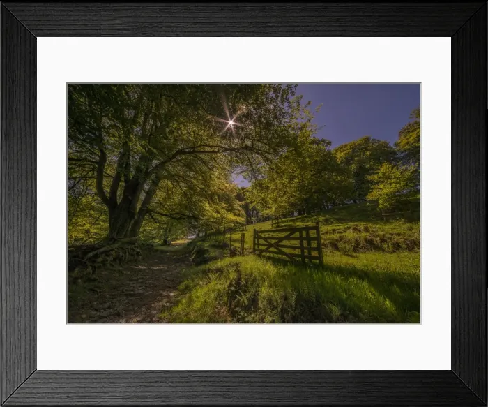 Framed Print : Simonsbath Rural Framed Print : Simonsbath Rural