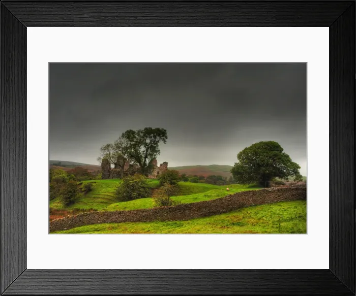 Framed Print : Barn ruins Yorkshire Dales