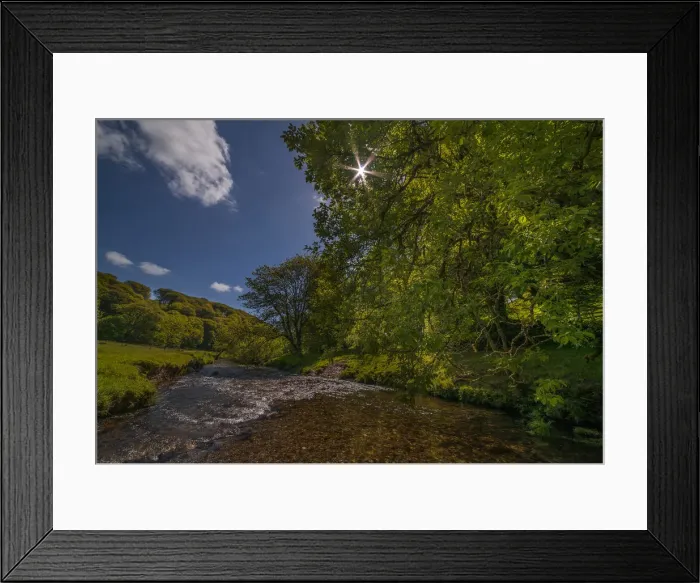 Framed Print : Barle river Simonsbath