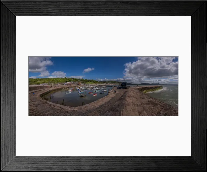 Framed Print : Lyme Regis panorama Framed Print : Lyme Regis panorama