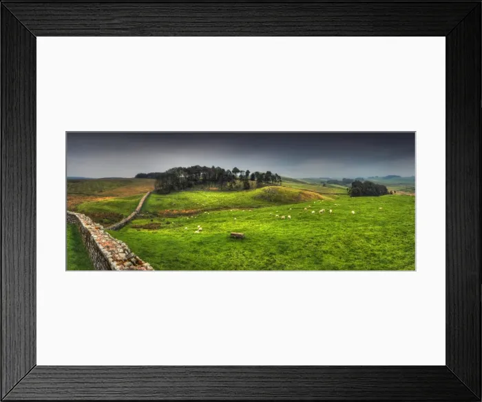 Framed Print : Hadrians wall
