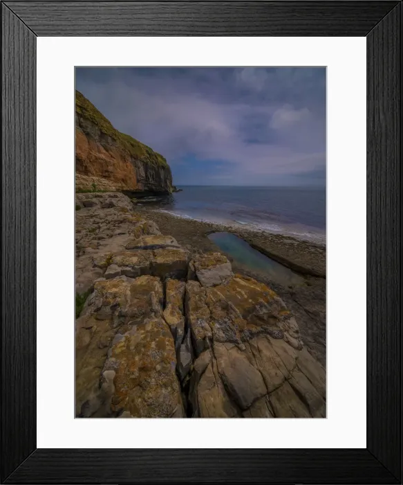Framed Print : Dancing ledge