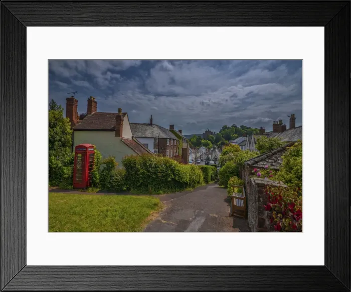 Framed Print : Dunster view Framed Print : Dunster view