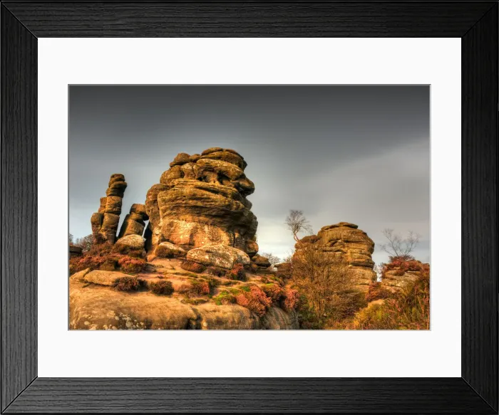 Framed Print : Brimham rocks