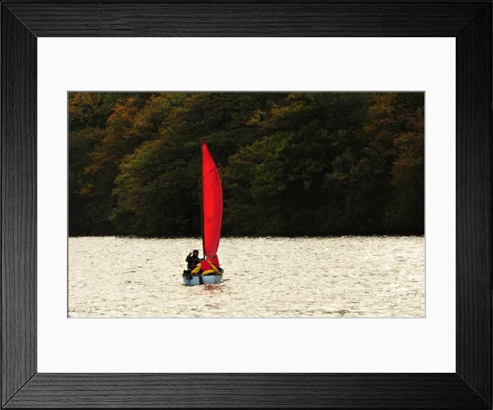 Framed Print : Sailing on Lake Windemere Framed Print : Sailing on Lake Windemere
