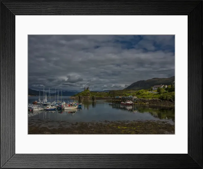 Framed Print : Kyleakin Harbor