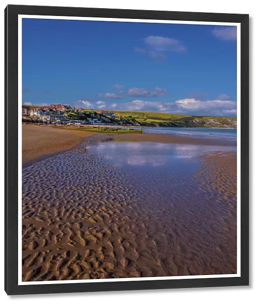 Swanage foreshore at low tide