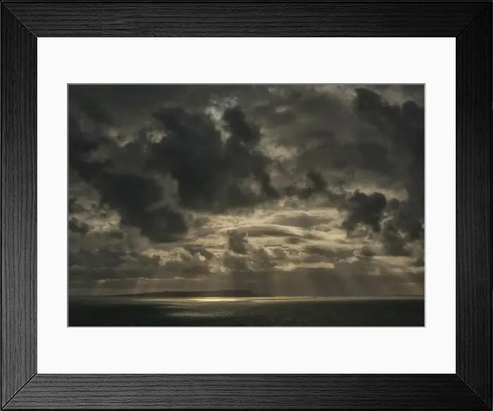 Framed Print : Storm clouds at Kimmeridge Framed Print : Storm clouds at Kimmeridge