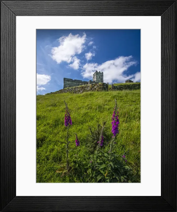 Framed Print : Brentor Historic church view