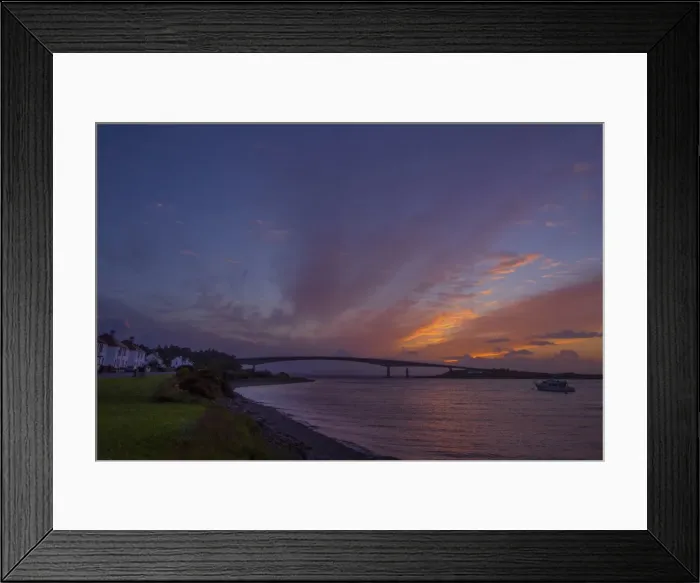 Framed Print : Kyleakin Dusk Framed Print : Kyleakin Dusk