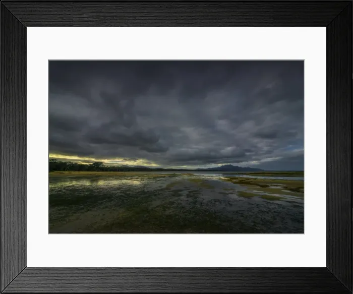 Framed Print : View from the Bluff
