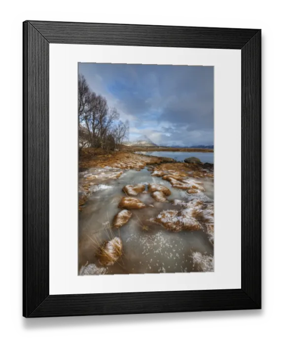Framed Print : Winter in Austvagoya