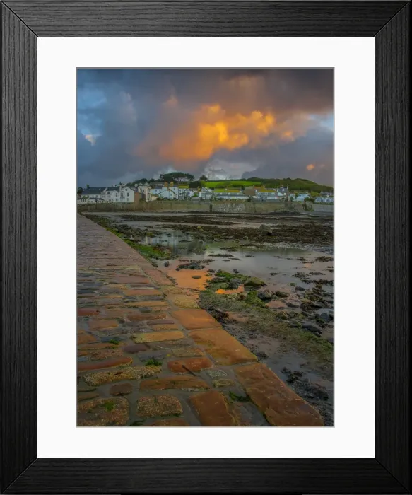 Framed Print : Marazion Dawn Cornwall