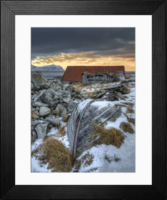 Framed Print : Abandoned in Lofoten