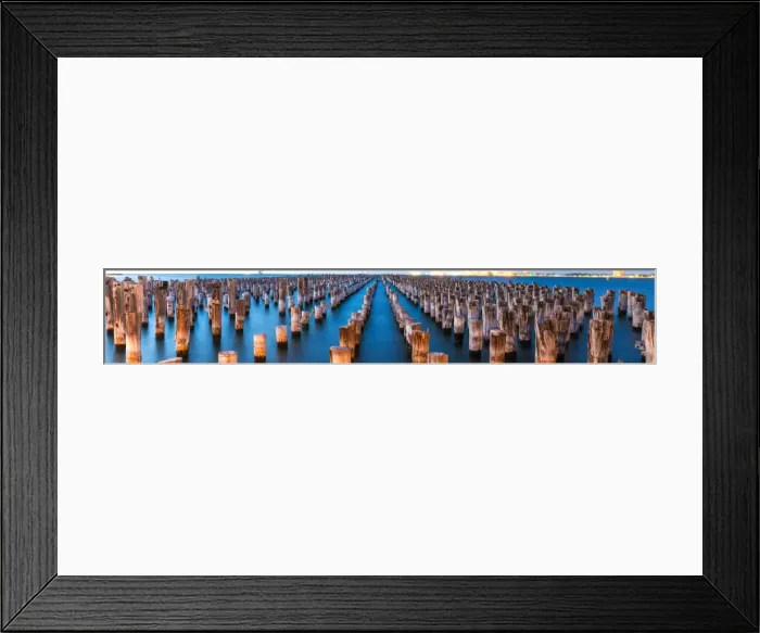 Framed Print : Princes Pier Port, Melbourne, panorama
