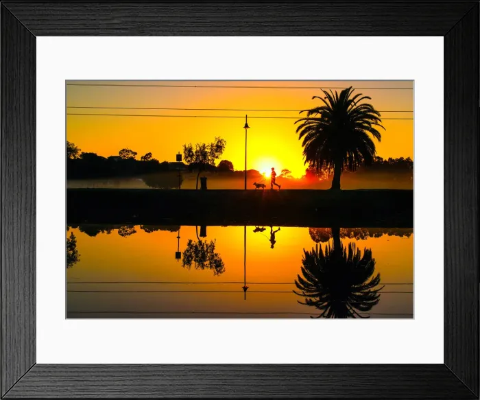 Framed Print : The gold mirror (Sunrise)(1 of 1)
