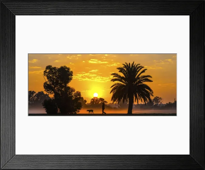 Framed Print : Misty morning(sunrise at Maribyrnong ri 5 (1 of 1)