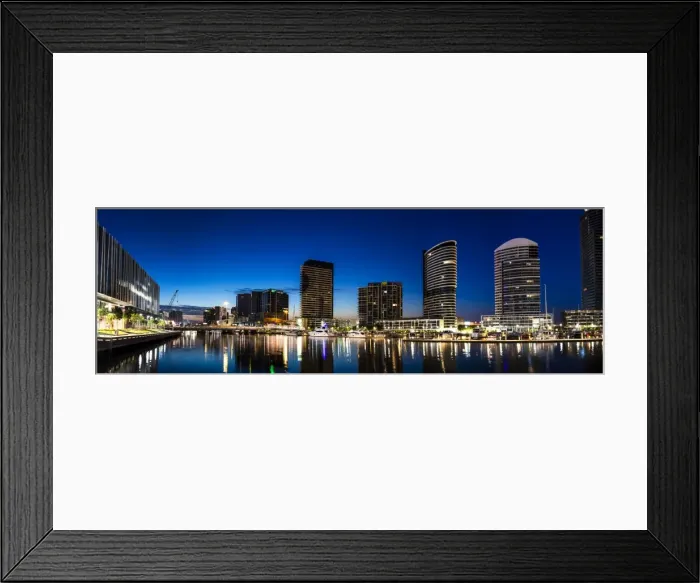 Framed Print : Panorama Webbridge South Wharf