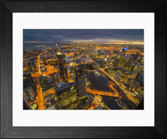 Framed Print : Sunset from Eureka