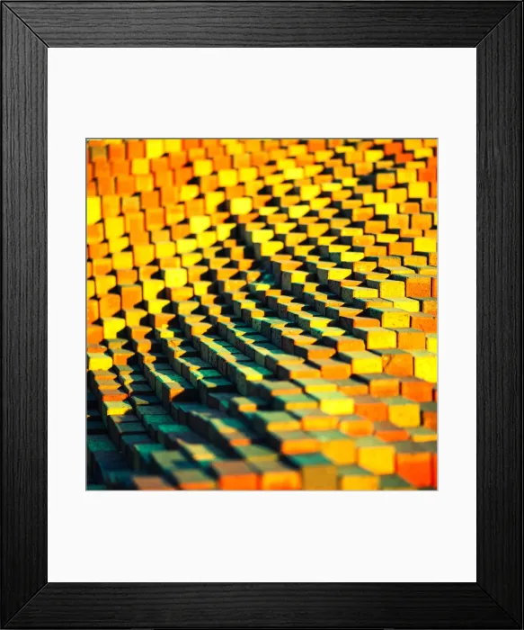 Framed Print : Pattern (Stack of golds0 Framed Print : Pattern (Stack of golds0