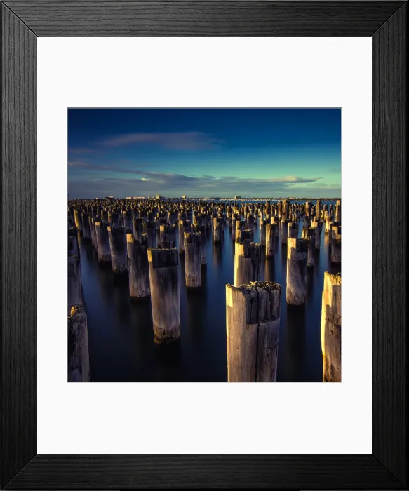 Framed Print : Morning light Princes Pier