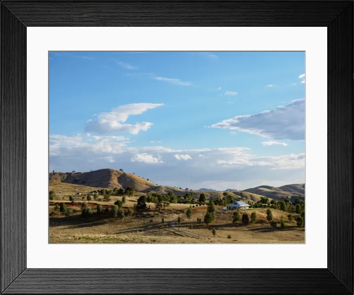 Framed Print : Australia, New South Wales, Gundagai, Non urban landscape Framed Print : Australia, New South Wales, Gundagai, Non urban landscape