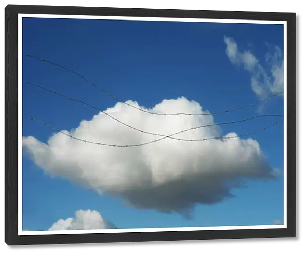 cloud with barbed wire