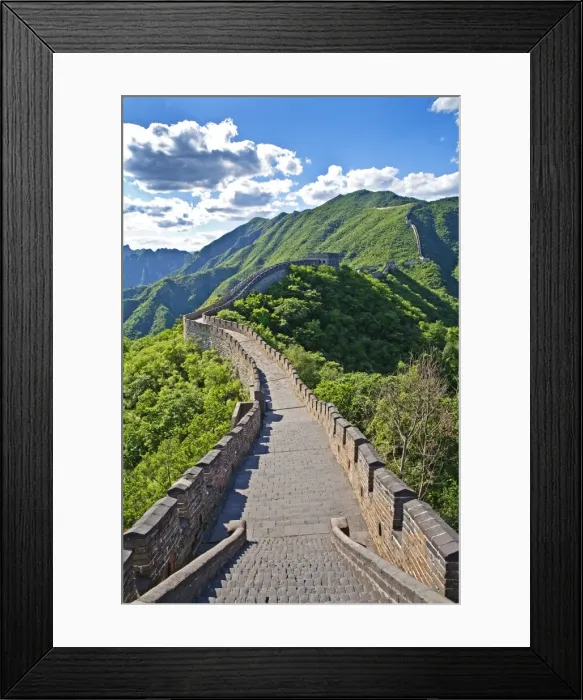 Framed Print : Great Wall of China at Mutianyu, Beijing Framed Print : Great Wall of China at Mutianyu, Beijing