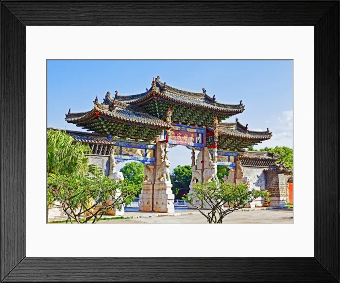 Framed Print : Gate to Confucius temple, Jianshui Framed Print : Gate to Confucius temple, Jianshui