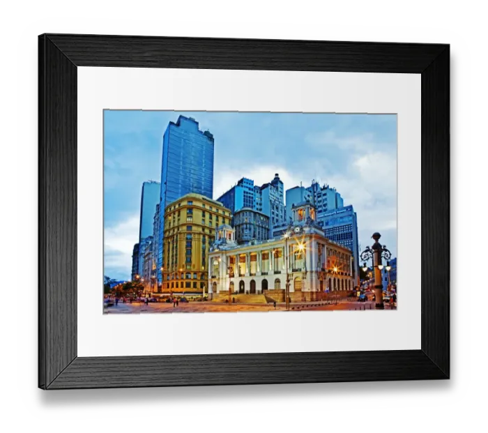Framed Print : Central Rio De Janeiro, Brazil Framed Print : Central Rio De Janeiro, Brazil