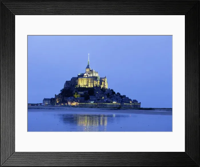 Framed Print : France, Normandy, Mont Saint Michel exterior Framed Print : France, Normandy, Mont Saint Michel exterior