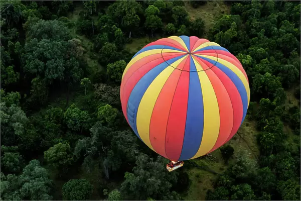 Balloon Over The Masai Mara