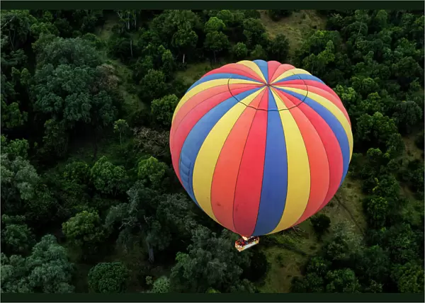 Balloon Over The Masai Mara