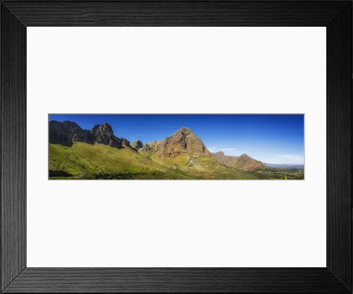 Framed Print : Du Toitskloof Pass Panorama