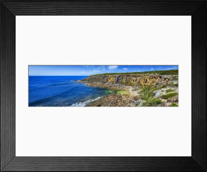 Framed Print : Whalers Way Coastline Framed Print : Whalers Way Coastline