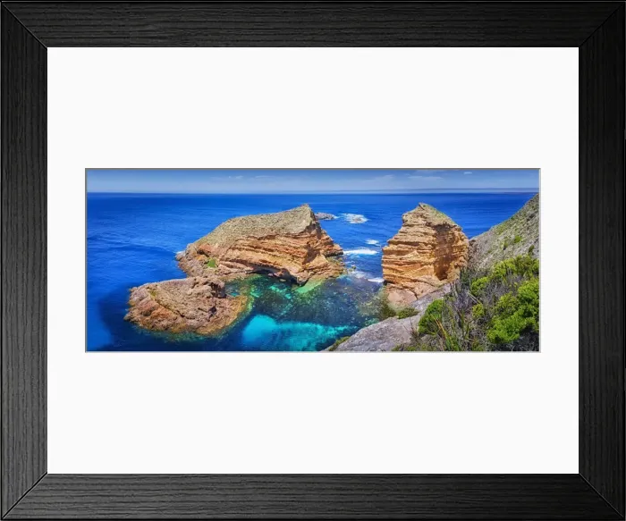 Framed Print : Cape Wiles, South Australia