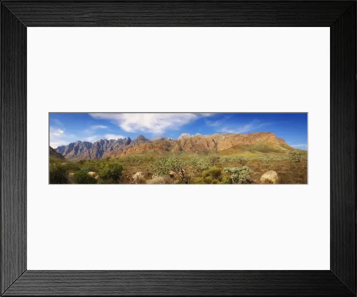 Framed Print : Cape Fold Mountains