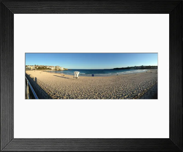Framed Print : Panorama. Bondi Beach Framed Print : Panorama. Bondi Beach