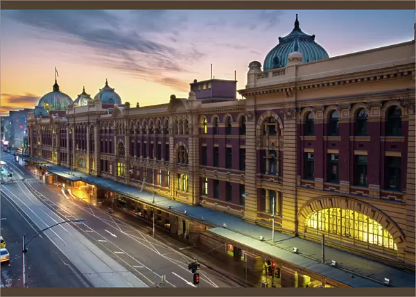 Flinders street station the iconic landmark of Melbourne