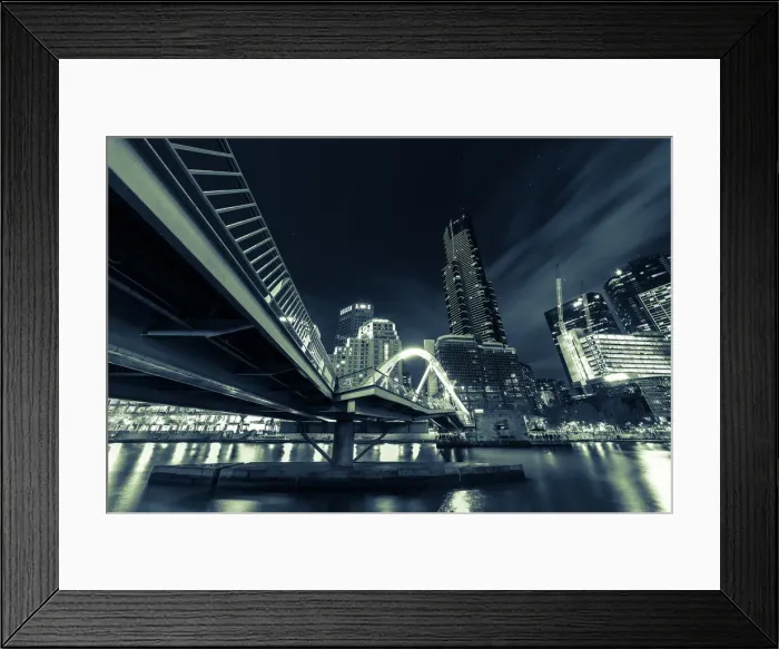 Framed Print : Melbourne. Australian Views Travel: Victoria (VIC): Melbourne