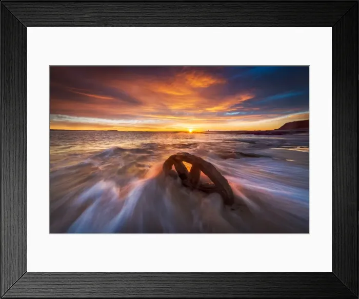 Framed Print : Wheel in wave Framed Print : Wheel in wave