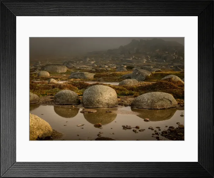 Framed Print : The rocks. kosciuszko national park
