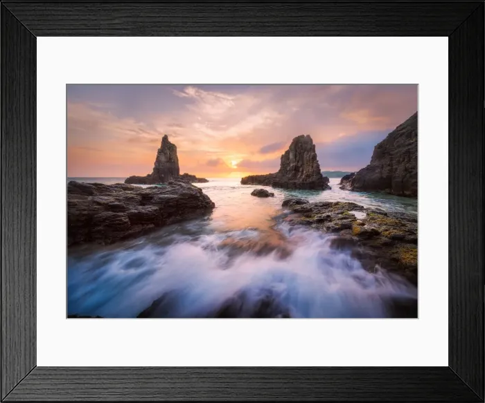 Framed Print : cathedral rock