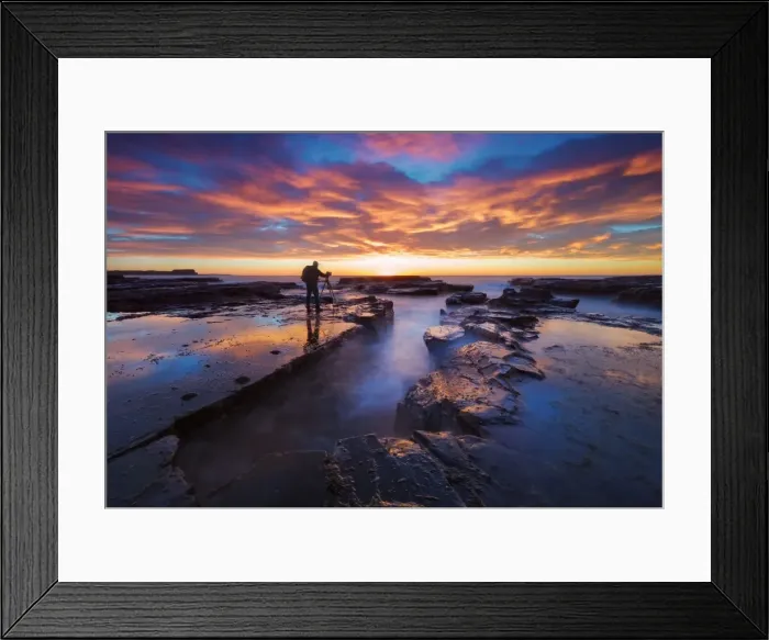 Framed Print : Seascape photographer